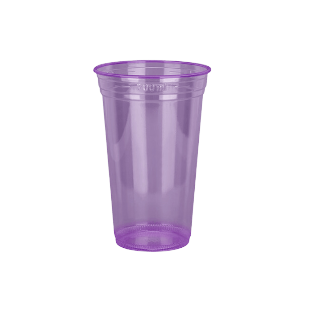 Copo Descartável Copaza PS Neon Lilas 770ml 50 Unidades