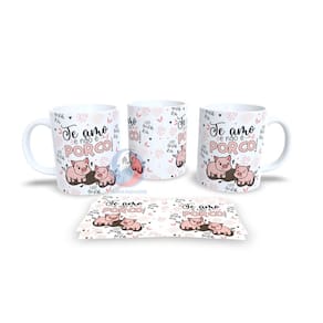 Caneca Cerâmica Personalizada Dia dos Namorados / Casal - Modelo 785104