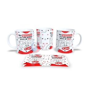 Caneca Cerâmica Personalizada Dia dos Namorados / Casal - Modelo 785106