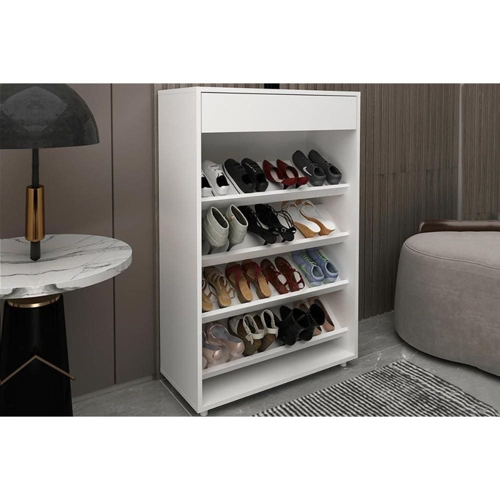 Armário Sapateira Quarto SA3404 Branco - Tecno Mobili