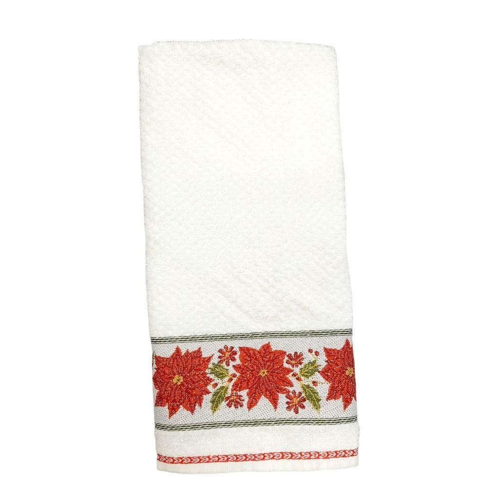 Pano de Copa Vida II Natal Branco 45 cm x 70 cm - Dohler