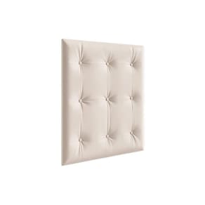 Multiuso de Quarto Bebê Kit Capitonê Courano p/ Berço Retrô Bege - Peroba