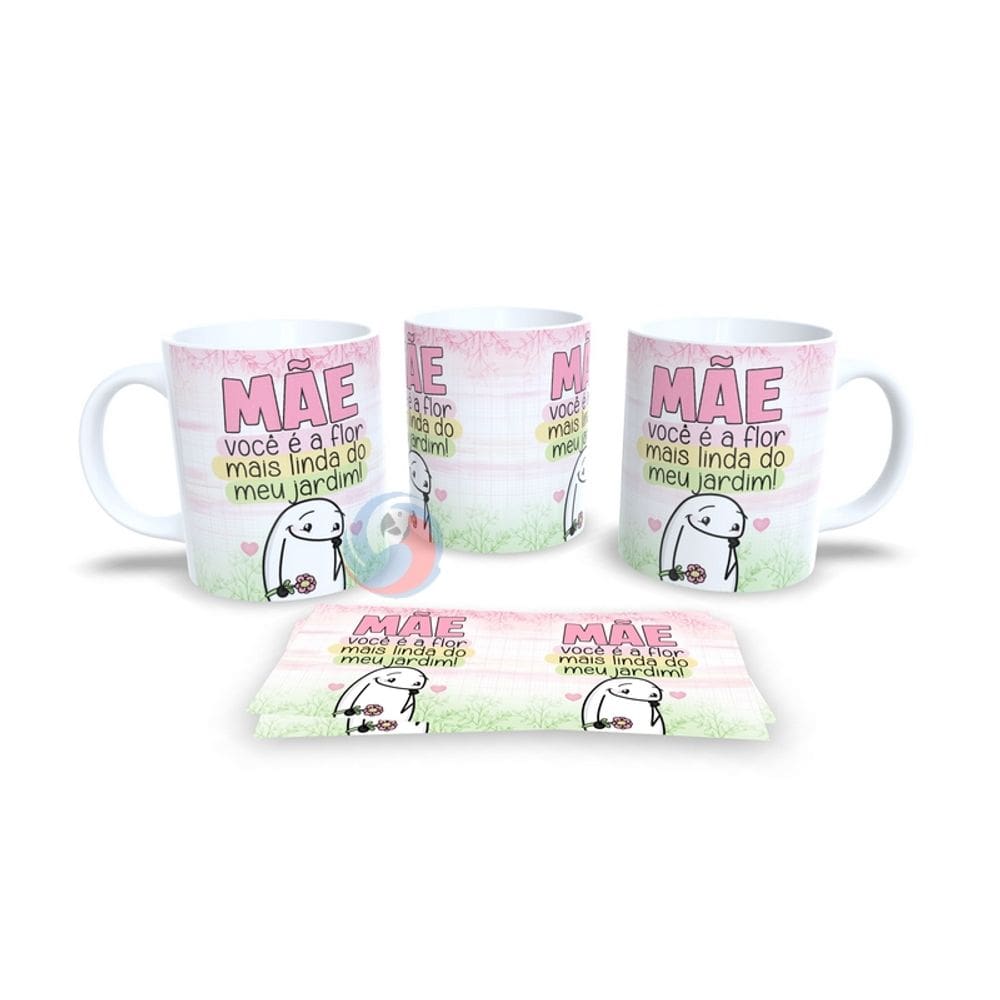 Caneca Cerâmica Personalizada Mãe / Dia das Mães - Modelo 785132