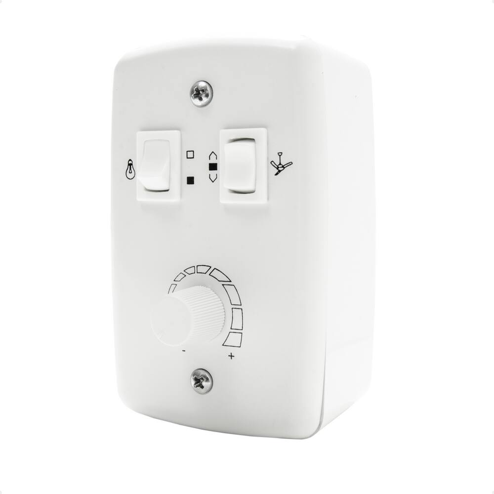 Chave Rotativa Sobrepor para Ventilador de Teto 4x2 com Interruptor Bivolt