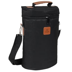 Bolsa Térmica Malbec para 2 Garrafas Preta 52807 BEL
