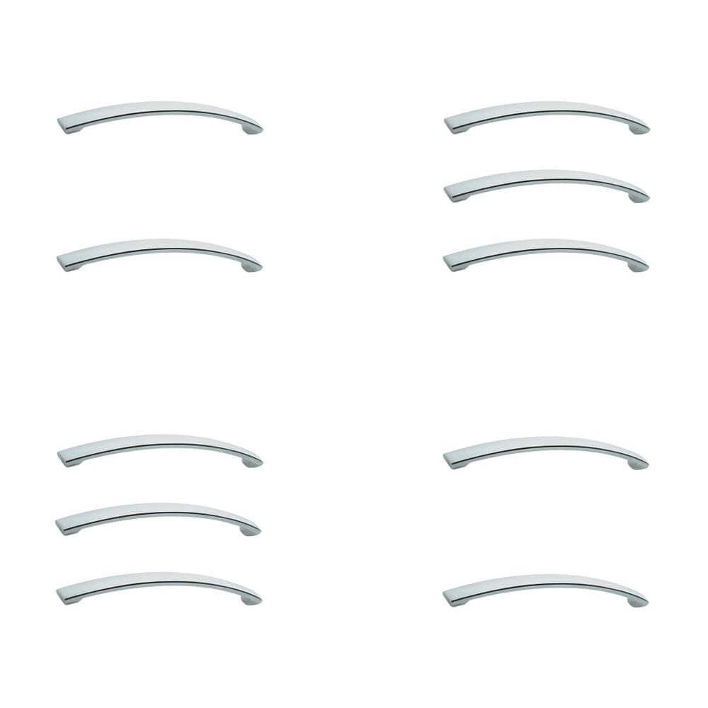 Conjunto com Puxadores Deki 128mm Cromados Antioxidantes