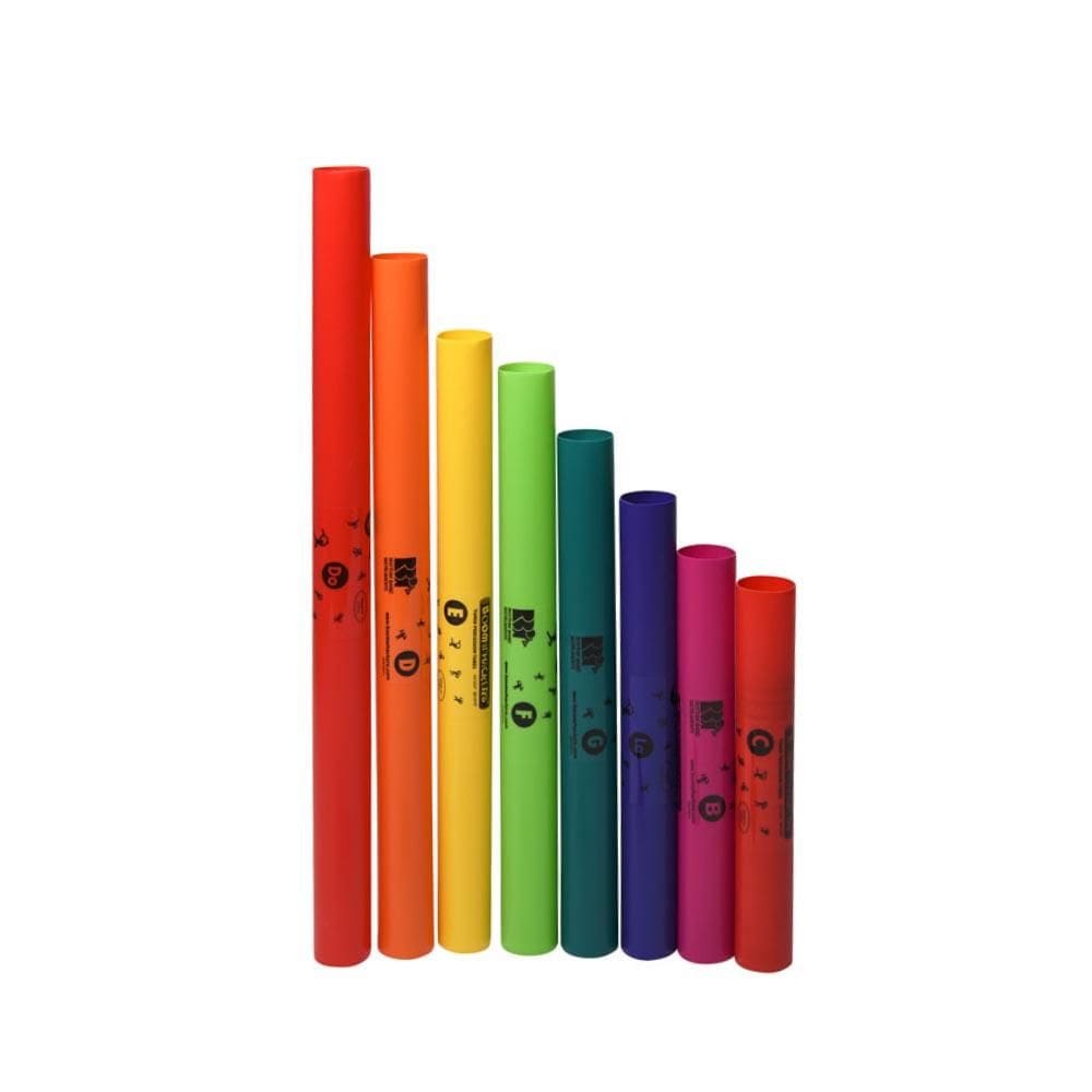 Kit Escala Diatônica Dó Maior Com 8 Boomwhackers BWDG [F035]