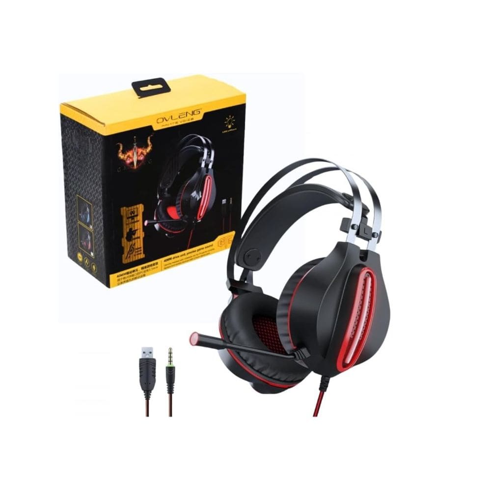 Fone Gamer Cancelamento De Ruído Com Fio Microfone Usb P2