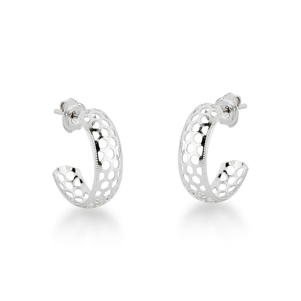 Brinco Feminino Argola de Tarraxa Pequena Aço Inoxidável