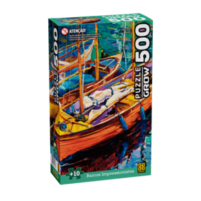Qc 500 Pcs - Barcos Impressionistas