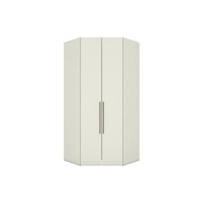 Modulado de Quarto Closet de Canto Oblíquo MC05 Seletto c/ 2 Portas e 3 Gavetas Areia - Henn