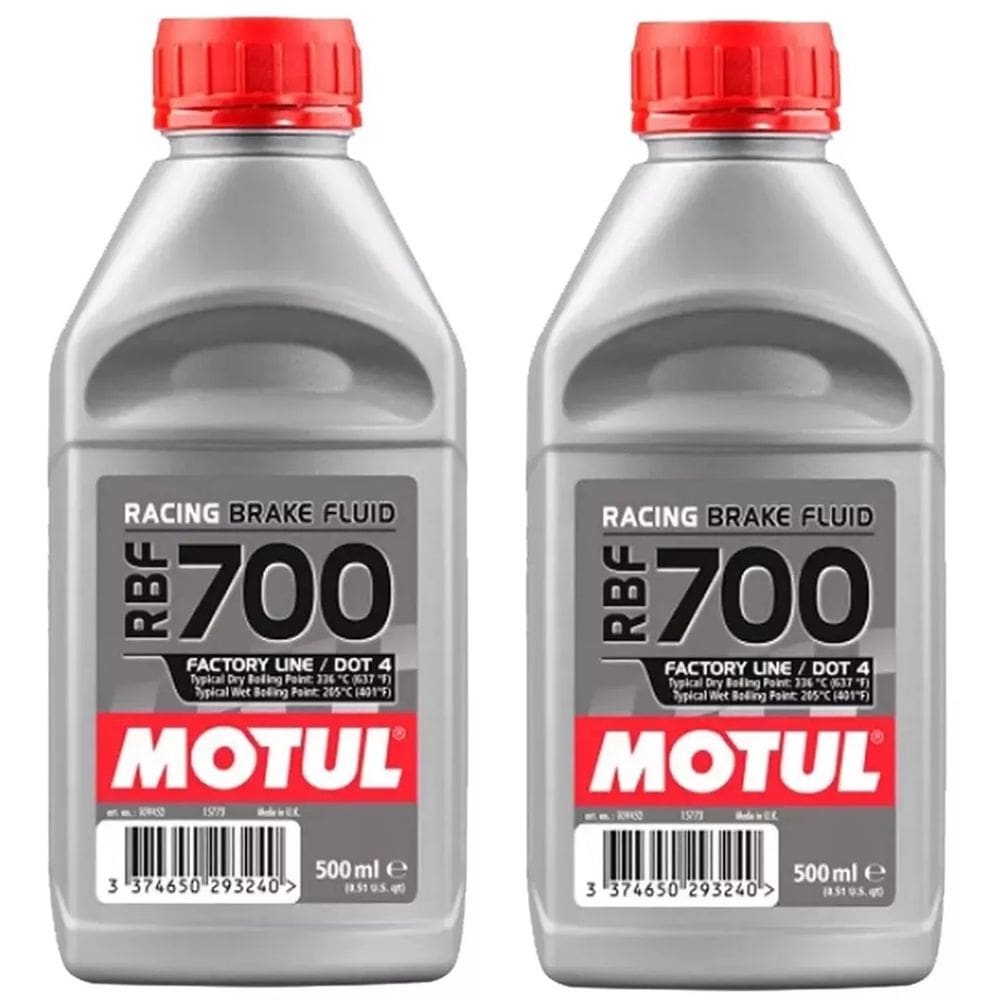 FLUIDO DE FREIO MOTUL RBF 700 Sintético FACTORY LINE - 0,5L 2 UNIDADES