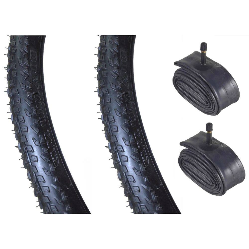 2X PNEU ARO 29" BIKE MTB PASSEIO ASFALTO TRILHA 2.10 CRAVO PARRUDO DIAMOND TIMS + 2 CAMARAS 29"