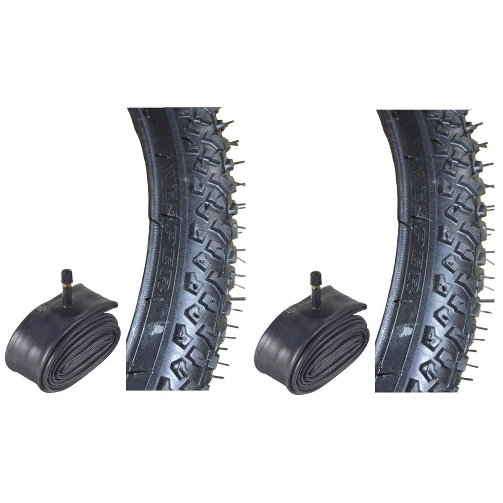 2X PNEU ARO 26” BIKE MTB PASSEIO ASFALTO TRILHA 1.95 CRAVO PARRUDO DIAMOND VESPER + 2 CAMARAS
