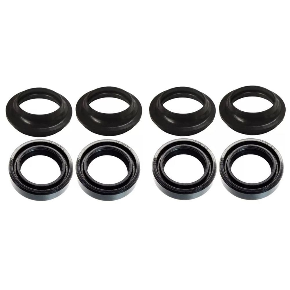 2X Par de Retentor Bengala + Guarda Pó Ybr 125 Factor Fazer 125-150