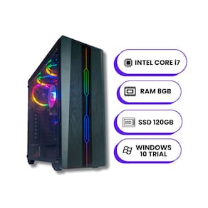 Pc Computador Cpu Intel Core I7 + Ssd 120gb, 8gb Memória Ram