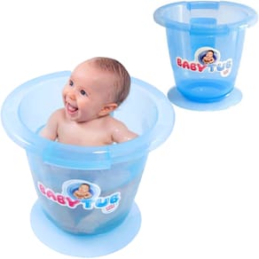 Banheira Infantil Tradicional Azul 0 a 6 Meses BBT001