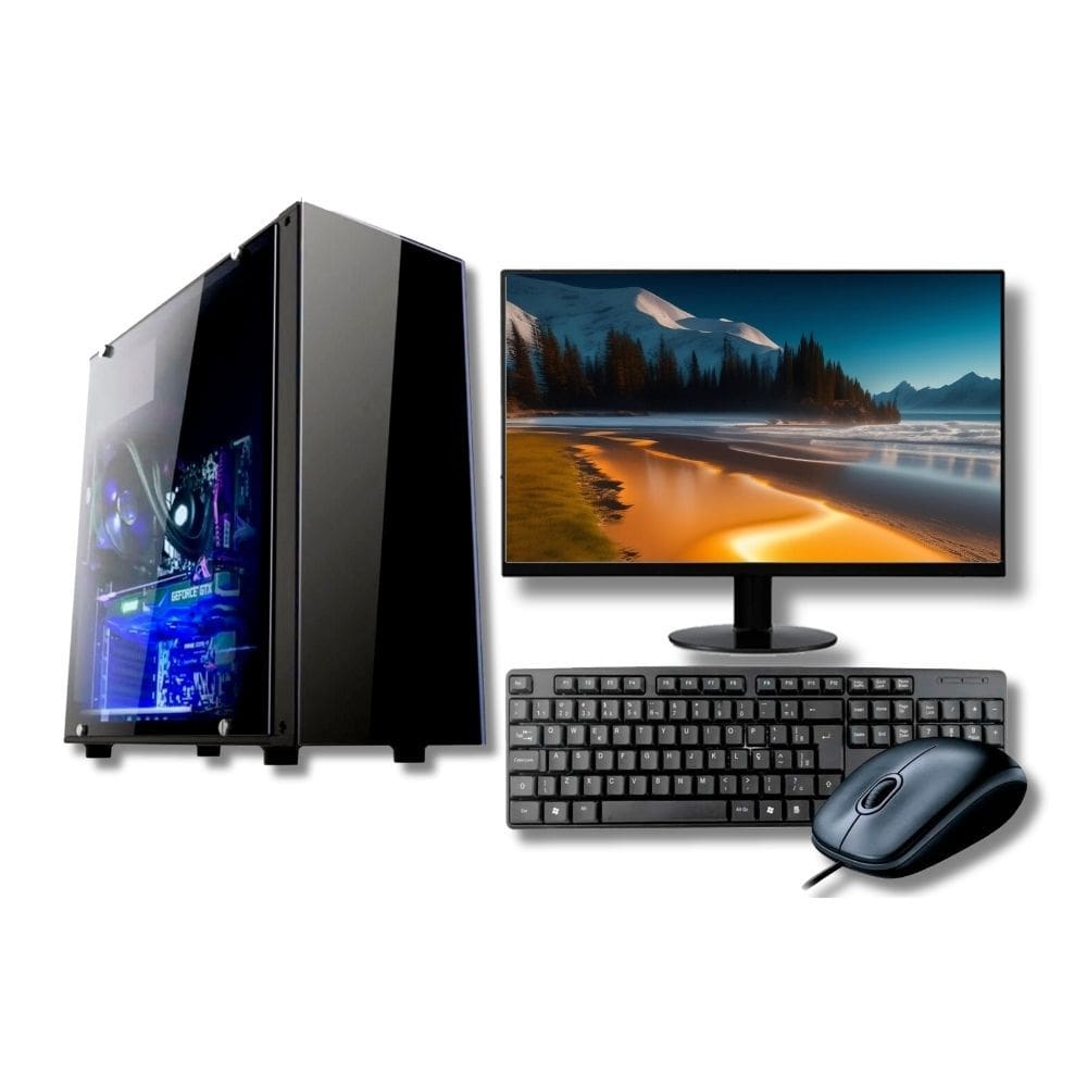 Mega Pc completo i5 3ª G: 16GB, SSD 240GB e Monitor HDMI 19"