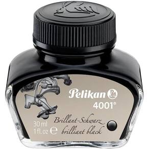 Tinta Caneta Tinteiro 4001 30ml Pelikan Preto Brilhante 301051