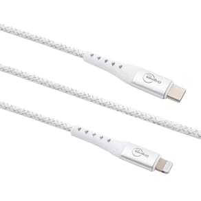Cabo Lightning para USB-C, 1,2 metros, Linha Sampa, Originais iPlace, Branco