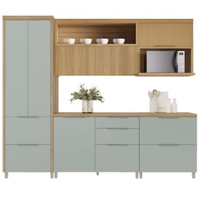 Cozinha 5 Peças Marquesa 6 Portas 6 Gavetas 100 MDF Nesher