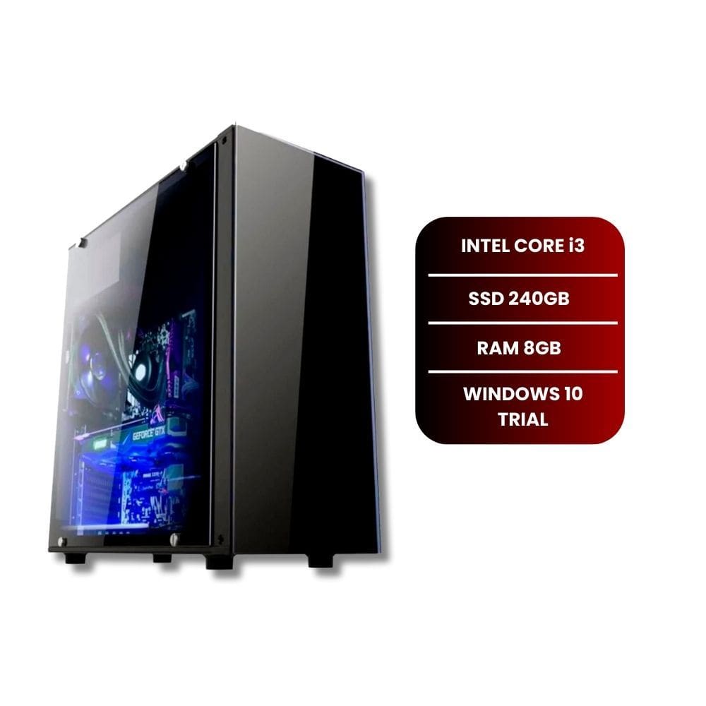 Performance Inteligente: Intel Core i3 e SSD 240GB 8gb RAM