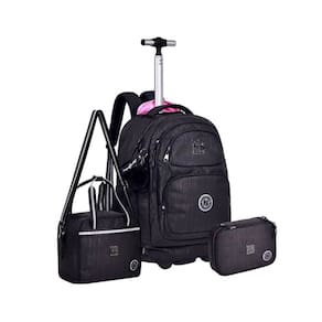 Kit Mochila de Rodinhas Rebecca Bonbon Estojo e Lancheira RB24530