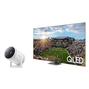 Combo Samsung Smart TV 98 polegadas QLED Super Big 4K 98Q80C 2023 + The Freestyle 2nd Gen