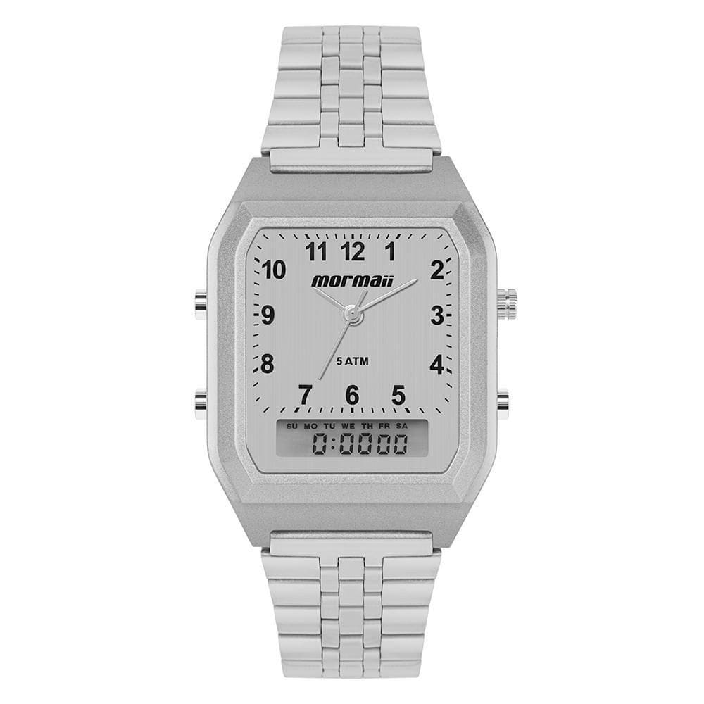Relógio Mormaii Feminino Vintage Prata - MOPC21JALF/7K