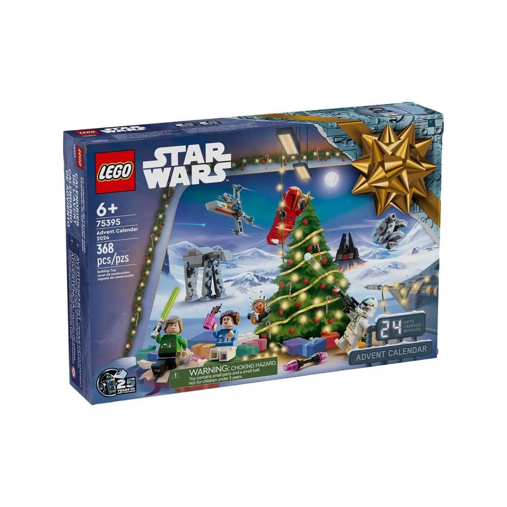 Calendário do Advento LEGO Star Wars 2024 com 18 mini modelos de 6 anos ou mais
