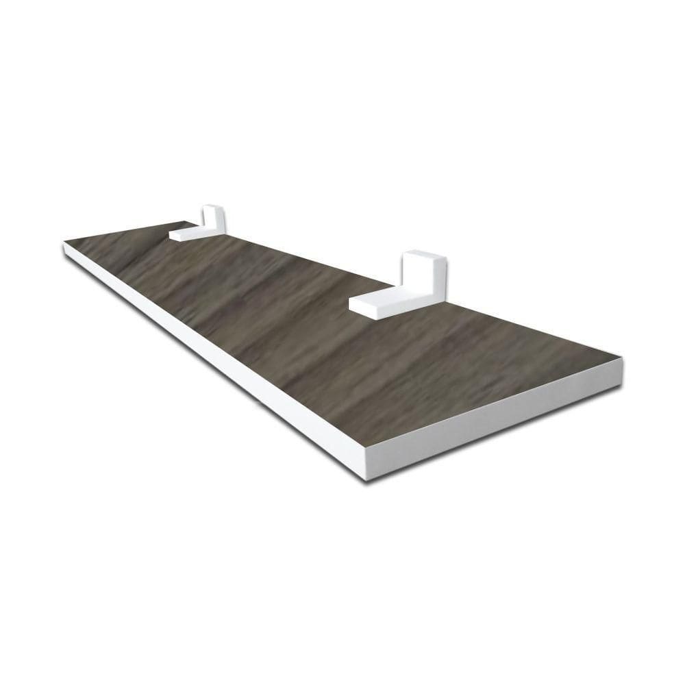 Prateleira Linha Furta-Cor Em Mdf Com Borda De Pvc Branca 20