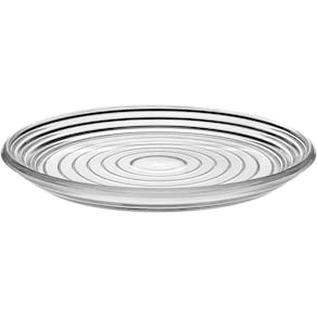 Pilar Centro Mesa 3X31X31Cm Vidro Transp