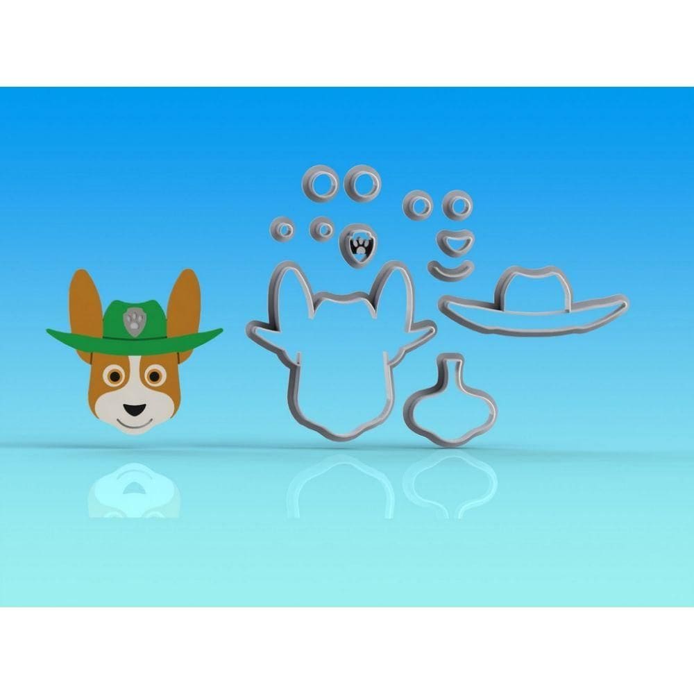 Cortador Patrulha Canina Tracker Tamanho 6 Cm