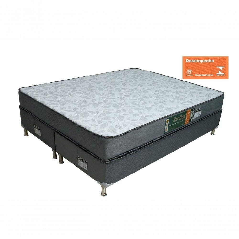 Conj (box + Colchão) Titan Diamond Becflex. Casal 1,38 M