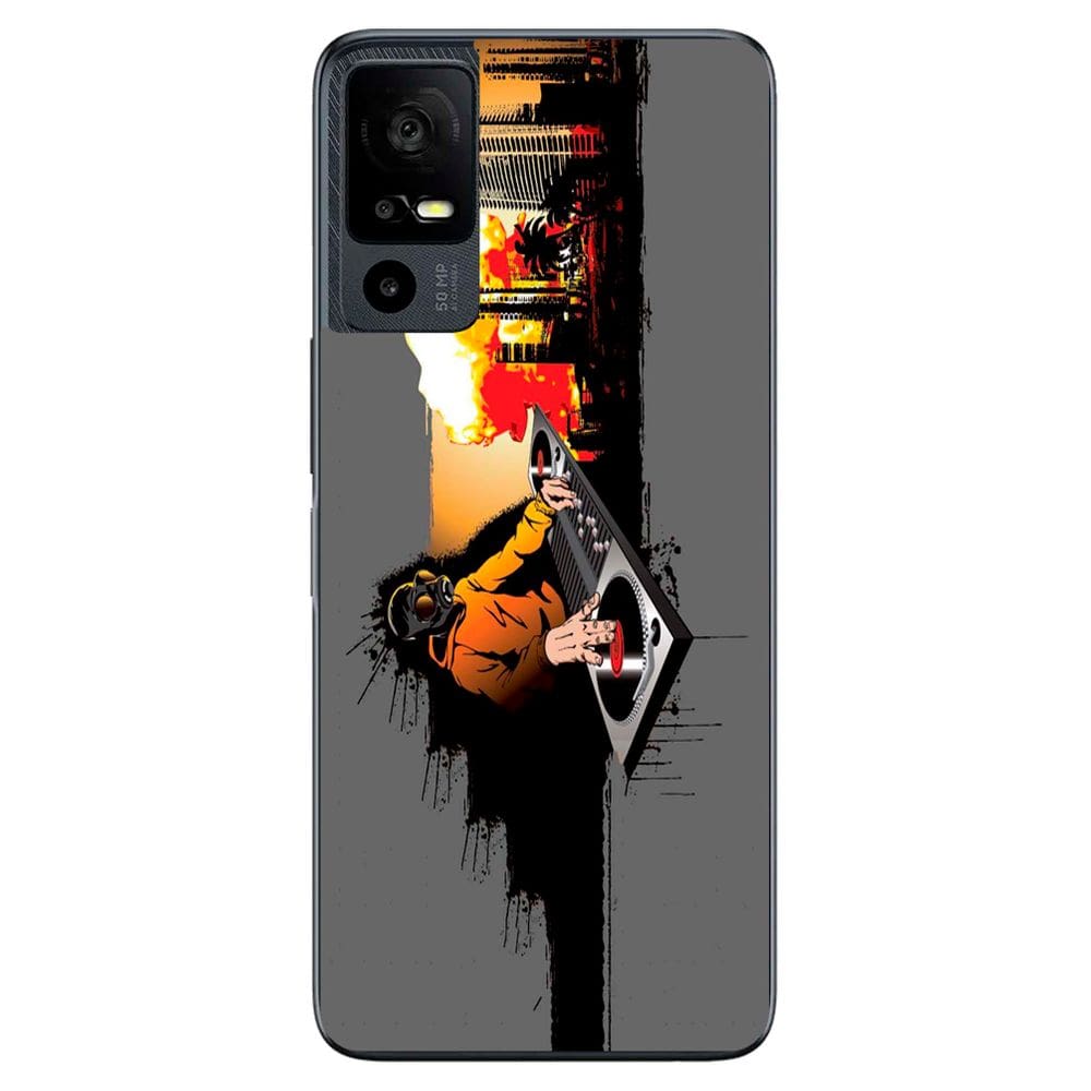 Capa Adesivo Skin264 Verso Para TCL 40R 5G