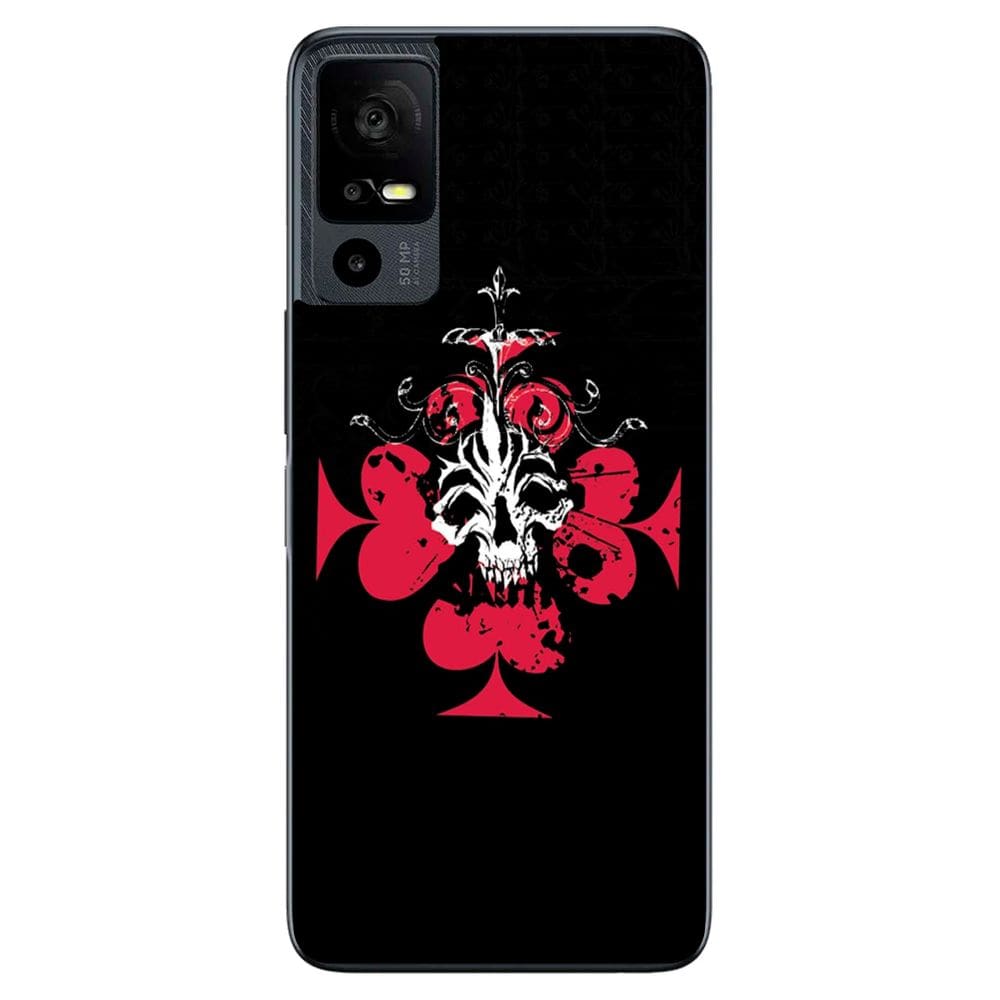 Capa Adesivo Skin008 Verso Para TCL 40R 5G