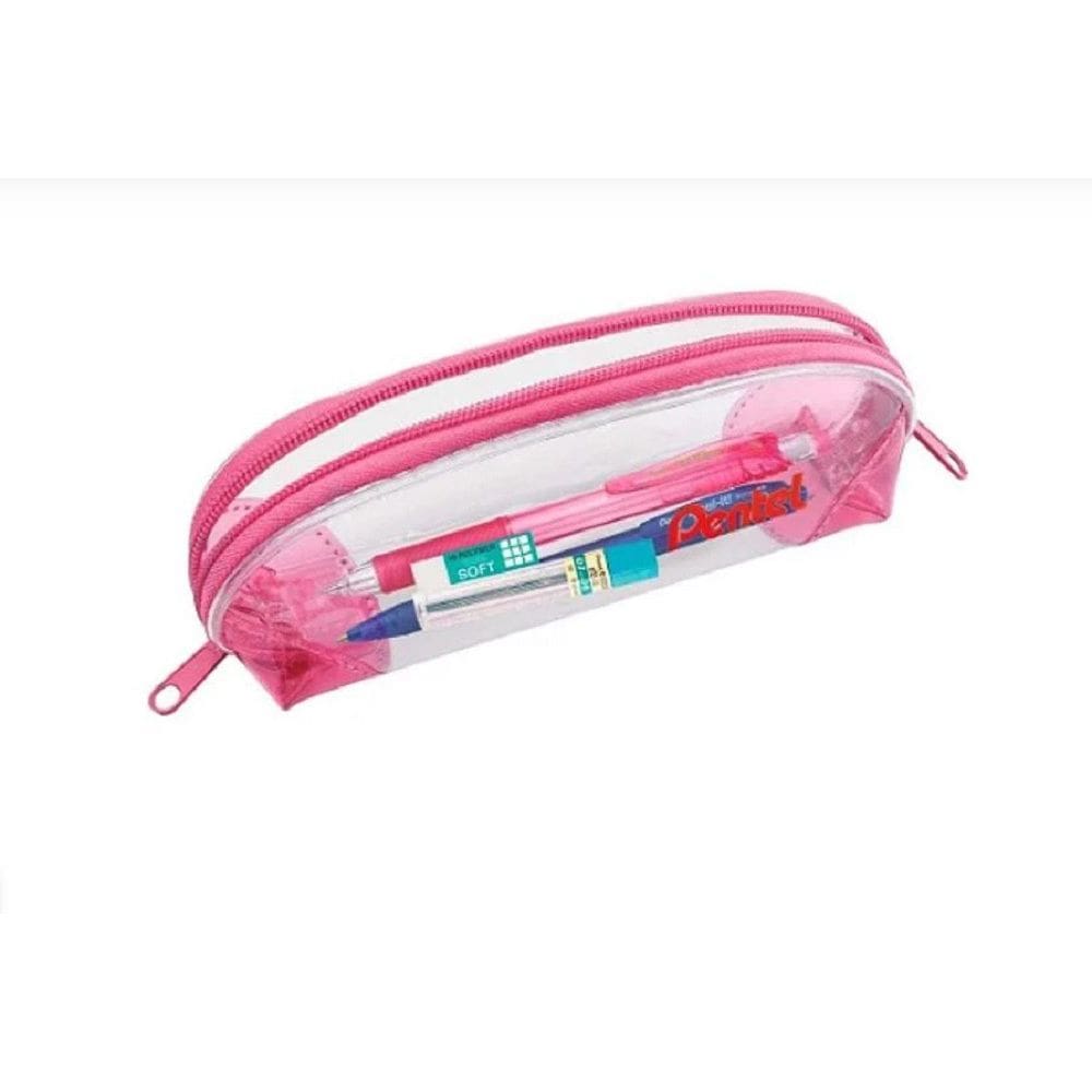 Kit Estojo PenSet Lapiseira Grafite Borracha Caneta R-PENTEL