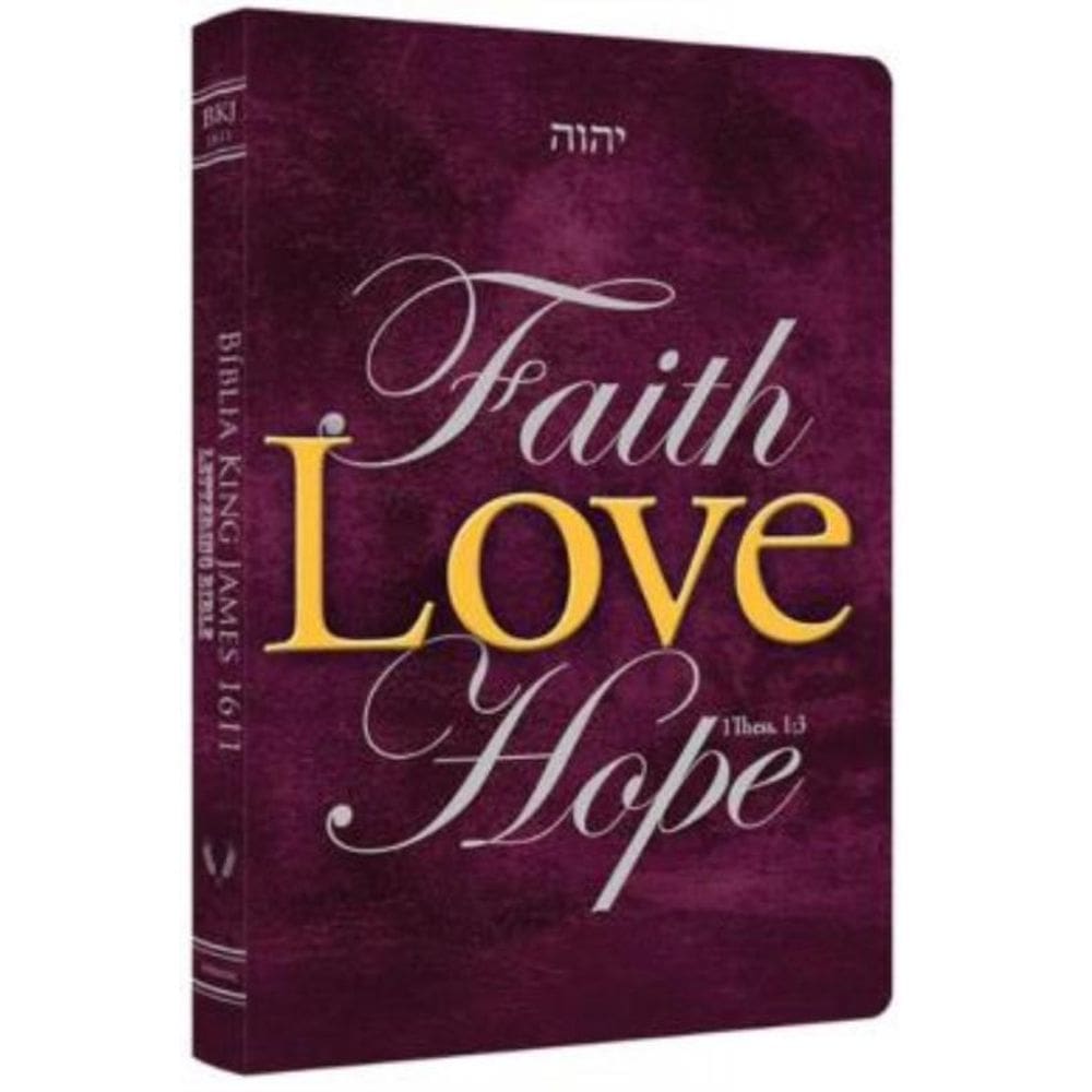 Biblia King James 1611 - Ultrafina Lettering Bible Faith Hope