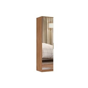 Modulado de Quarto Guarda Roupa 71230K Irlanda c/ 1 Porta c/ Espelho Amêndola Touch - Demóbile