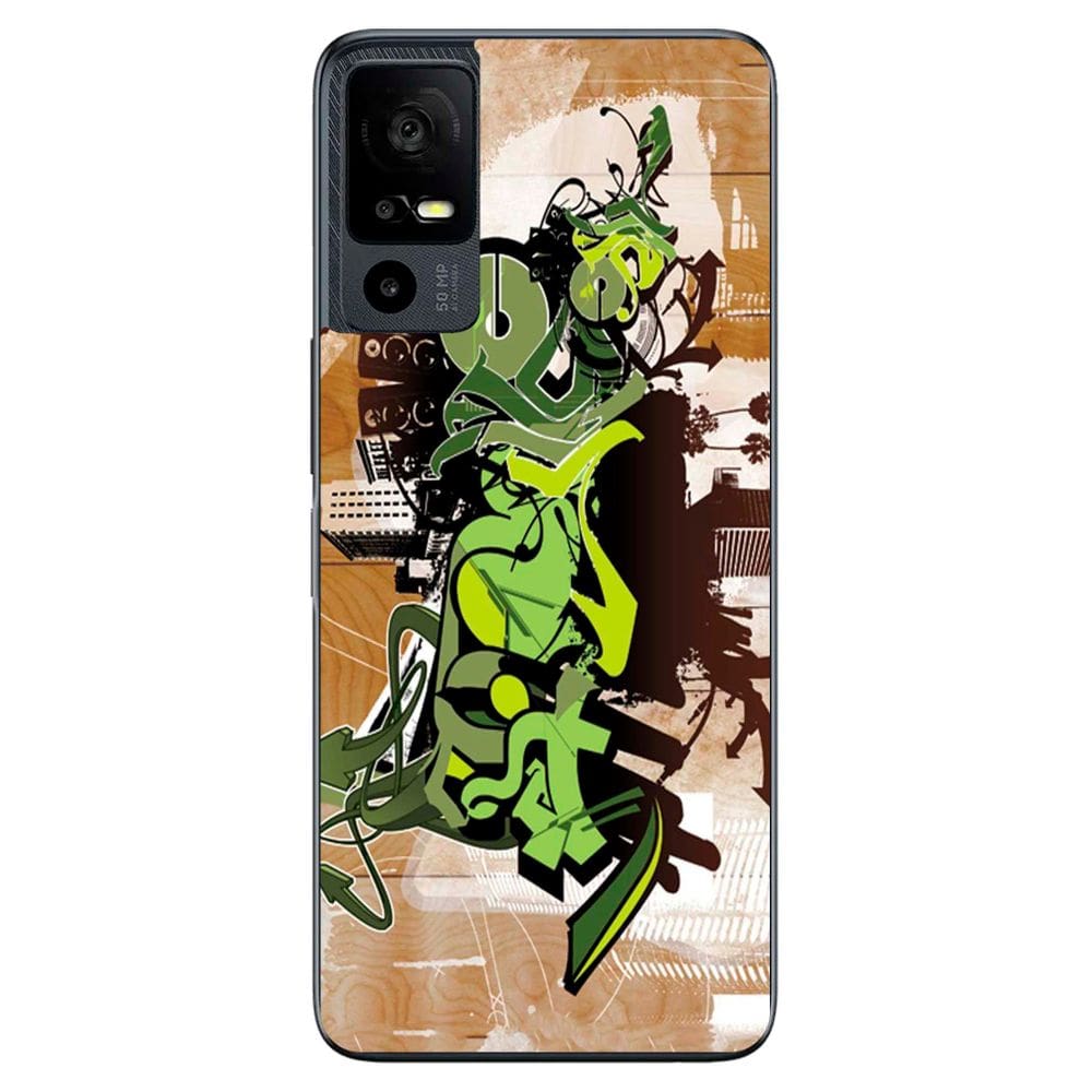Capa Adesivo Skin072 Verso Para TCL 40R 5G