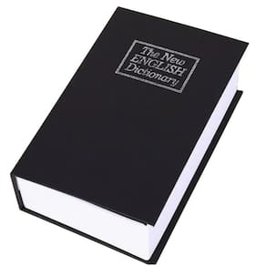 Cofre Camuflado Formato de Livro Discreto Porta Jóias Com Chave 18x11cm