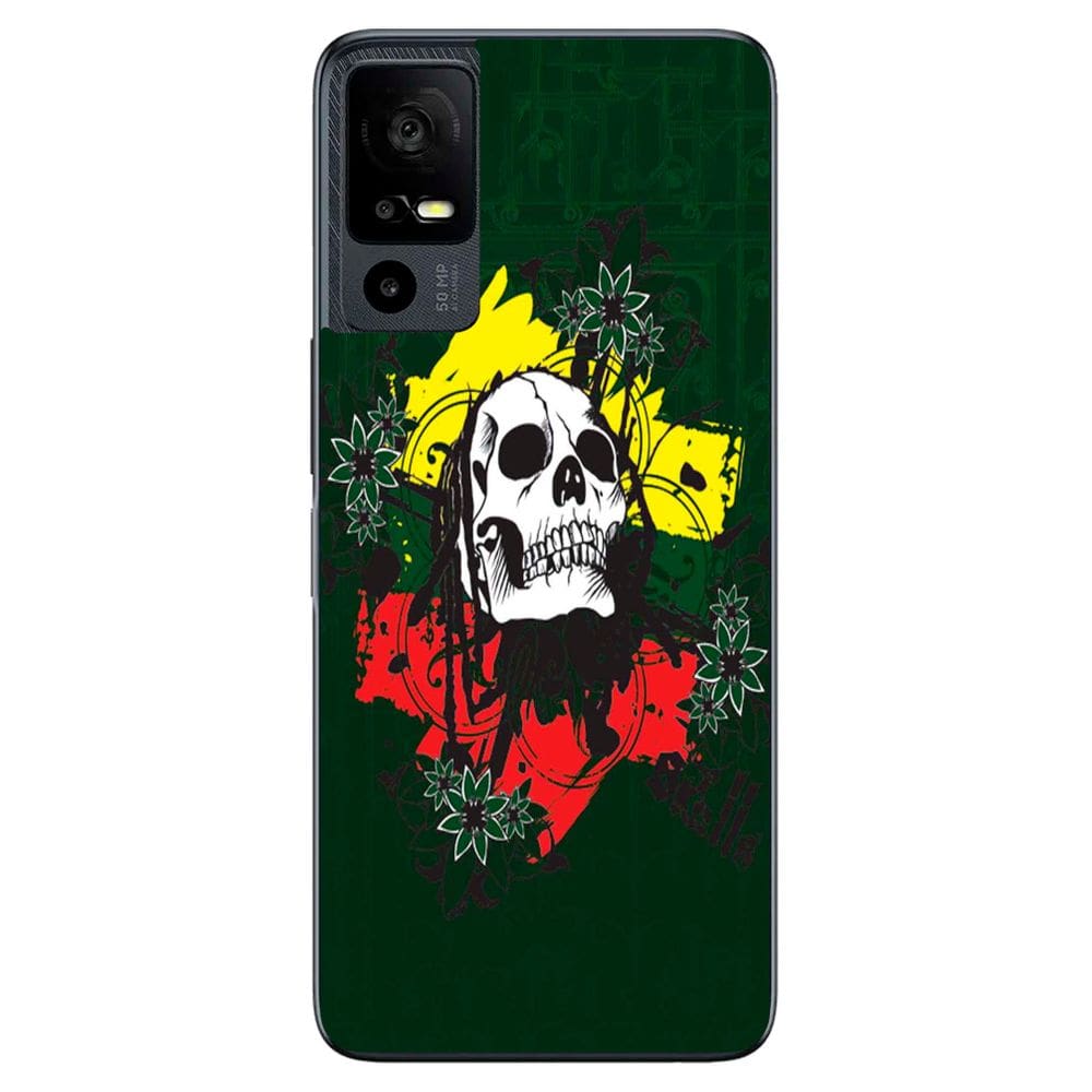 Capa Adesivo Skin024 Verso Para TCL 40R 5G