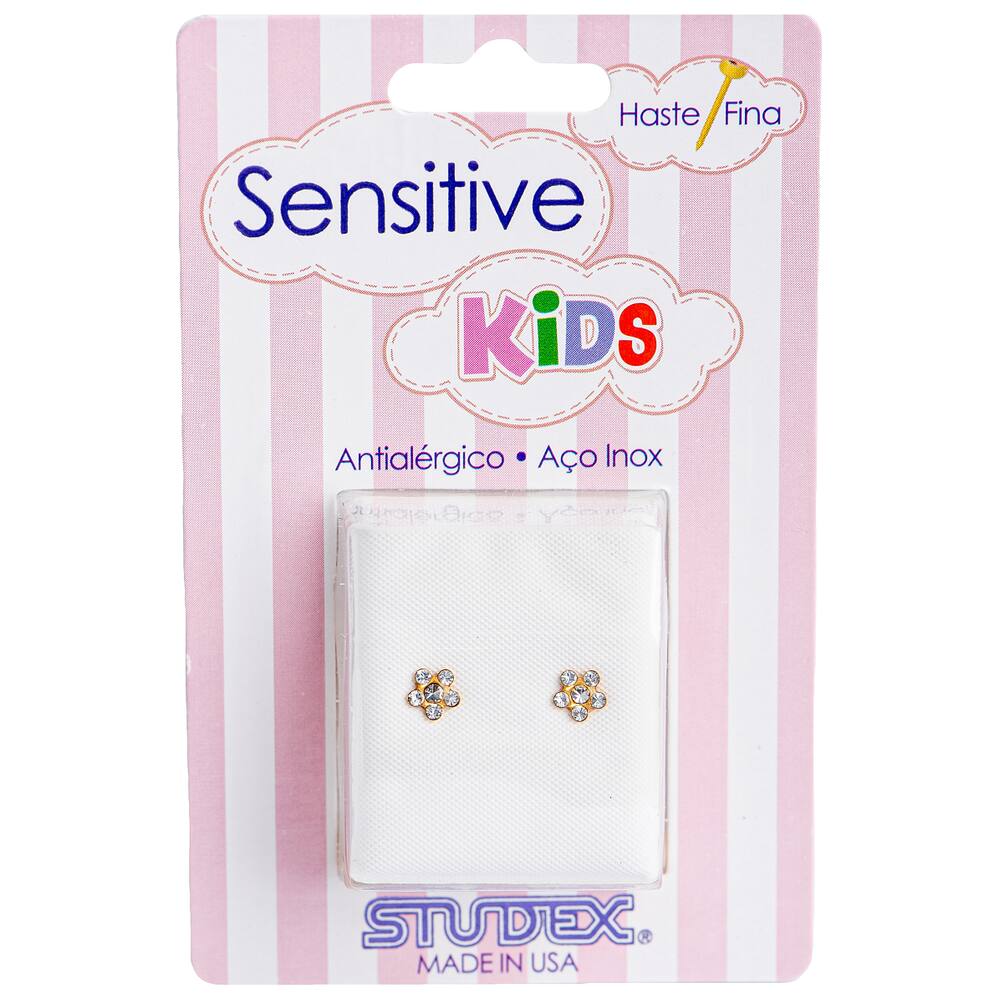 Brinco Studex Sensitive Kids Daisy Cristal Sk6004y