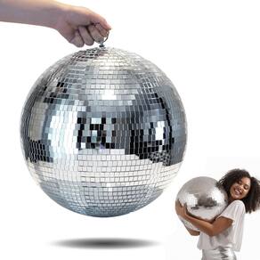 Bola de discoteca JZSDB, bola de espelho suspensa de 40 cm para decoração de festas