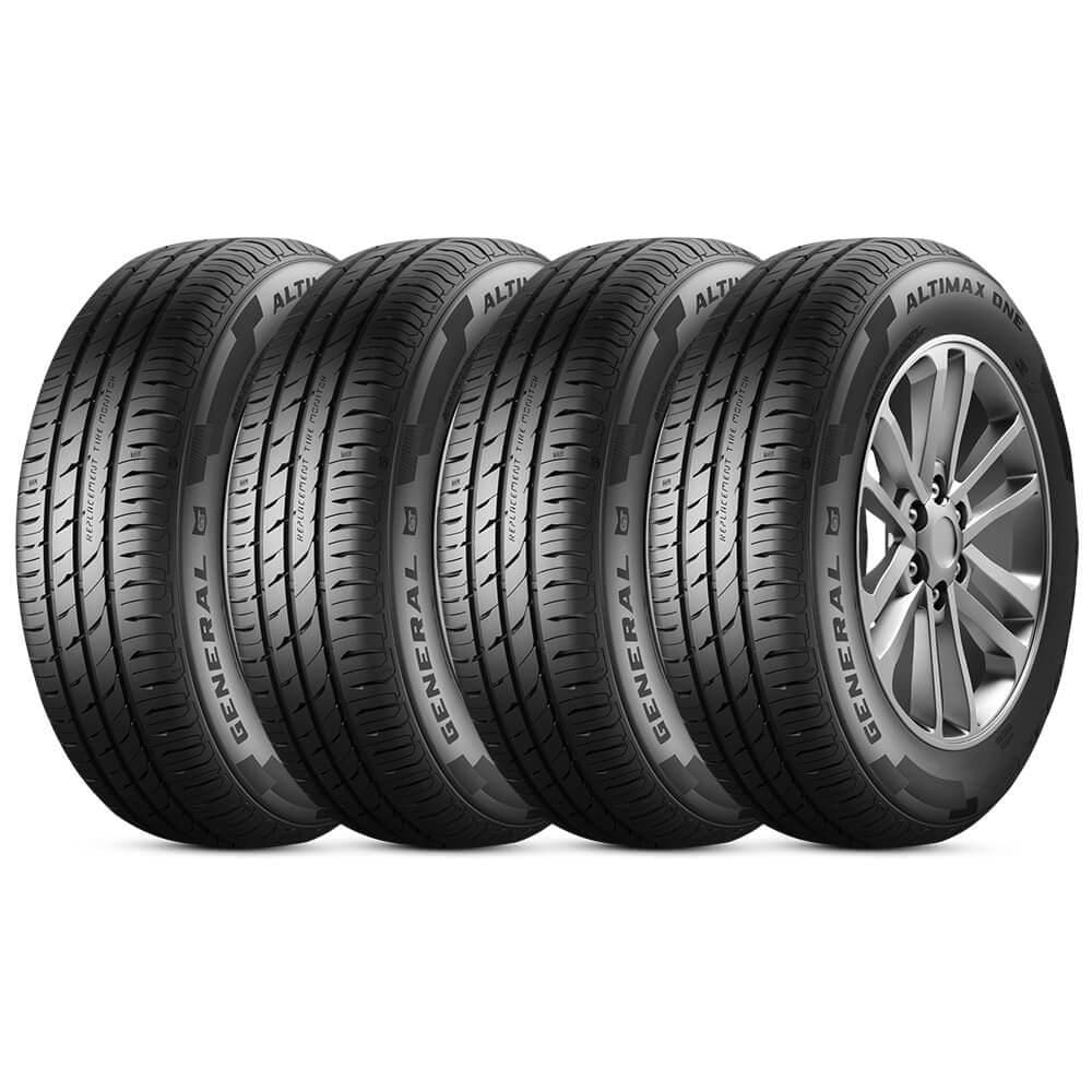 Kit 4 Pneu General by Continental Aro 15 175/65r15 84h Altim