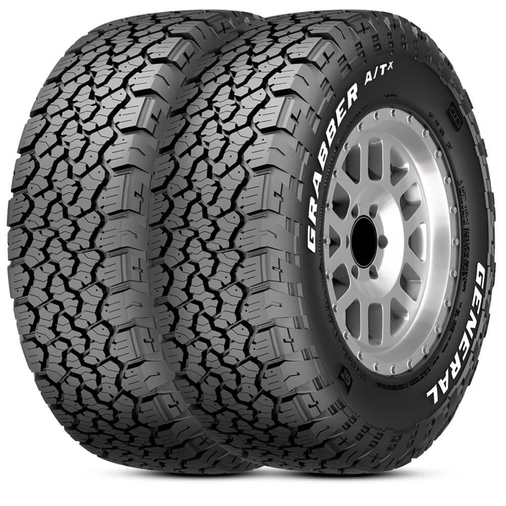Kit 2 Pneu General by Continental 265/70r17 115t Tl Fr Grabb