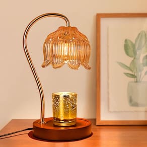 Lâmpada de aquecimento de velas NONVJJ com temporizador e dimmer para velas