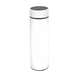Garrafa Térmica Inteligente De Inox 500ml Tampa C-sensor De Temperatura Led água Café Chá Branco