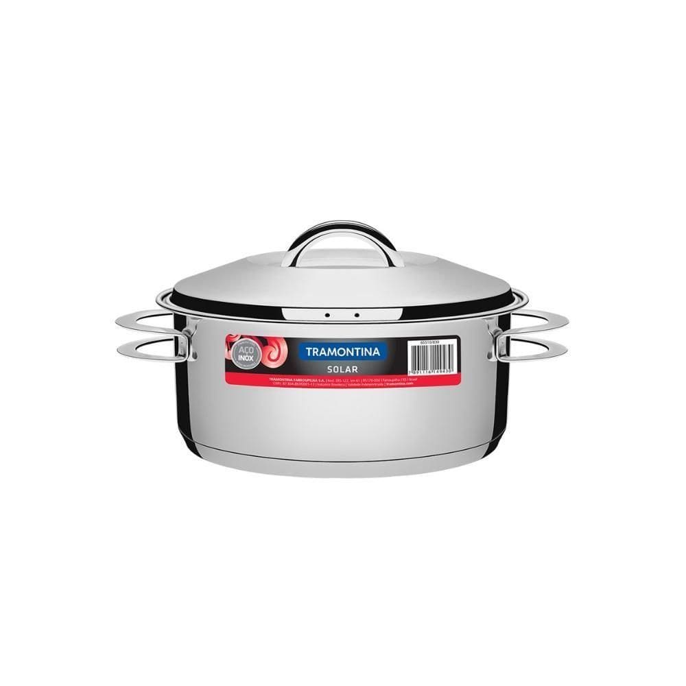Panela Em Aço Inox Fundo Triplo Linha Solar 4,7 Litros Pit 1 - Tramontina