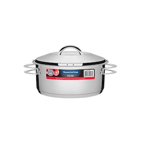 Panela Em Aço Inox Fundo Triplo Linha Solar 4,7 Litros Pit 1 - Tramontina